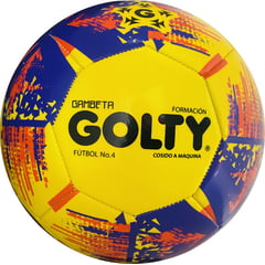 GOLTY - Balón Fútbol Formación Gambeta III Cos A Maq 4 Ama