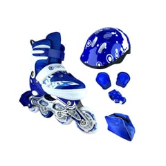 ONWHEELS - Patines Semiprofesionales Kit Protecciones S Azul