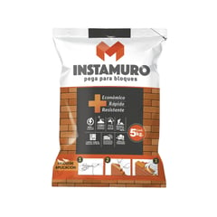 GENERICO - Cemento Pega Para Bloques De 5 Kg Instamuro Listo Para Usar