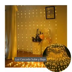 GENERICO - Luz Led Cortina Cálida 3x2 Mtr Sube Y Baja Navidad  calida