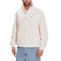 TOMMY HILFIGER - Chaqueta Con Parche Con Logo Essential Hombre Blanco Tommy Jeans