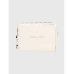 TOMMY HILFIGER - Cartera Pequeña Acharolada Con Logo Mujer Blanco