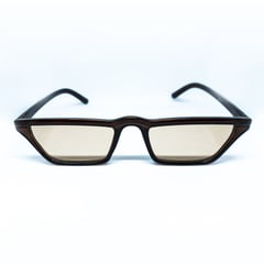 AT NIGHT SUNGLASSES - Gafas de sol At Night Rectangular unisex Café