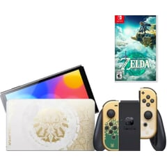 NINTENDO - Switch oled edicion zelda + juego zelda tears of the kingdom