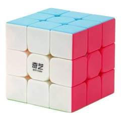 MIELTECH - Cubo Rubik 3x3 qiyi warrior Stickerless Speed Original