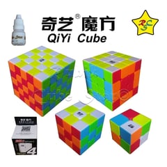 QIYI - Pack Cubos Rubik 2x2-5x5 Paquete Speedcube