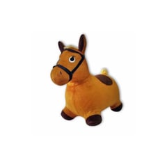 GENERICO - Caballo saltarin inflable con forro pijama para niños