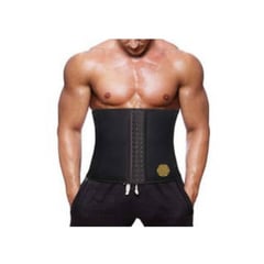 GENERICO - Faja Reductora Cinturilla 4 Broches Hombre Gimnasio adelgaza Sauna