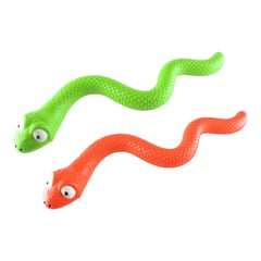 ENERGY PLUS - 2 Juguetes Serpientes Perros: Dispensador Naranja Verde