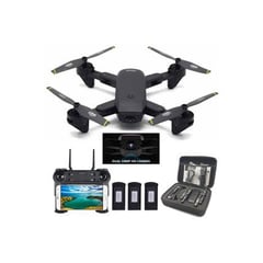 GENERICO - Drone Dm107s Plegable Doble Cámara Wifi Full Hd + 3 Baterías