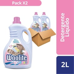 WOOLITE - Detergente Liquido Baby 2000ml X 2 Und - L A $11214