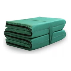 IKSA - Colchoneta Modular Plegable Verde De Camping Grande 180x65x7