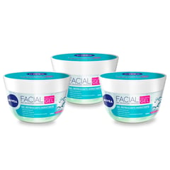 NIVEA - CUIDADO FACIAL HYALURON GEL 100ML X3