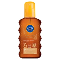 NIVEA - Sun Aceite Bronceador Spray FPS6 200ml Protector Solar