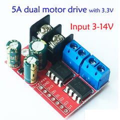 GENERICO - Driver Controlador L298n Pwm Dual Puente H Motor 3-14v 5a