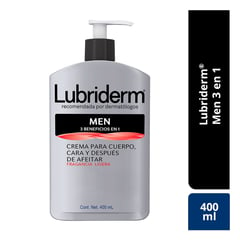 LUBRIDERM - Crema Men Con Fragancia X 400ml