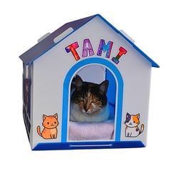 MI CASITA - Casitas para mascotas gaticos y razas pequeñas Personalizadas