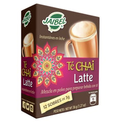JAIBEL - Te Soluble Chai Latte X 12 Sobres