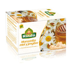 HINDU - Aromatica Manzanilla Miel Y Jengibre X 20Sobres