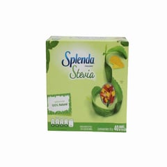 SPLENDA - Endulzante Stevia X 40 Sobres X 40G