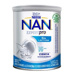 NAN - Formula Infantil Nestle Sin Lactosa X 400g