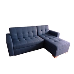 GENERICO - Sofa Cama sala Inzumo gris multifuncional con baul