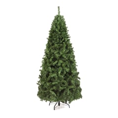 GENERICO - Arbol de Navidad Pino Cascada Sombrilla 1.80m Verde 643 Ramas GIO Home