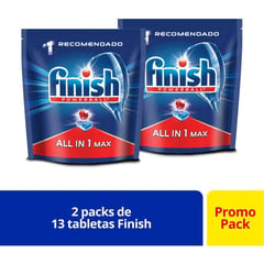 FINISH - Detergente Lavavajillas X 2 Und - Unidad A $125