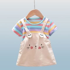 GENERICO - Prendas niñas ropa conjuntos vestido enterizo niños