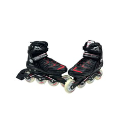 SUPERLOOK - PATINES SEMIPROFESIONALES RUEDA 84MM NEGRO ROJO TALLA 41