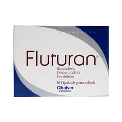 CHALVER - Fluturan Caja X 10 Capsulas De Gelatina