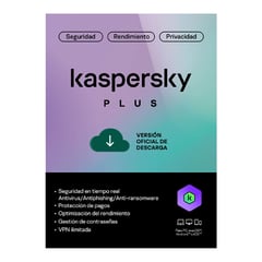 KASPERSKY - Antivirus Plus 1 Dispositivo 1 Año Digital