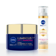 NIVEA - Combo Luminous ANTIMANCHAS fluido de dia y crema de noche