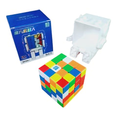 MOYU - 4x4 Meilong Mejorado Robot Cubo Rubik Magnético Speedcube