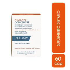 DUCRAY - Tratamiento Capilar Anacaps Anticaida X 60 Capsulas