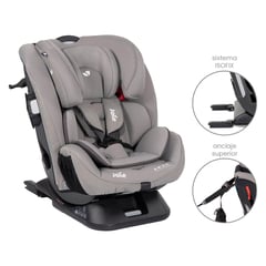 JOIE - Silla Carro bebe Isofix Every Stage Fx Gray Flannel