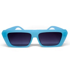 AT NIGHT SUNGLASSES - Gafas de sol At Night Niños cuadradas Vintage UV400 Azules.