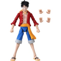 BANDAI - Monkey Luffy Figura One Piece Anime Heroes 16 Cm