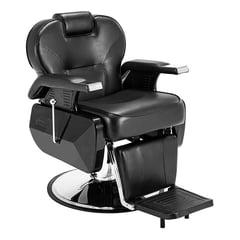 NANOFORT - Sillon de barberia negro neumatico