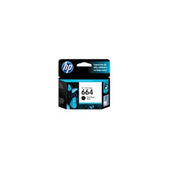 HP - Cartucho De Tinta 664 Negro Original F6v29al