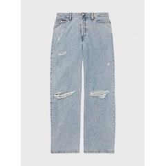 TOMMY HILFIGER - Jeans Adaptive De Talle Alto Y Pernera Ancha Mujer Azul