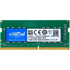 CRUCIAL - Memoria Ram 16gb Ddr4 2666 Mhz Portatil