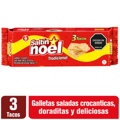 NOEL - Galleta Saltin 3 Tacos