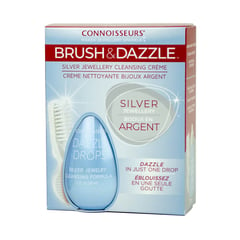 CONNOISSEURS - Brush Dazzle® Crema Limpiadora Plata Paño