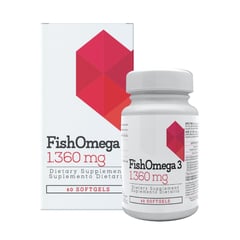 HEALTHY AMERICA - Fish Omega 3 1360mg X 60 Capsulas
