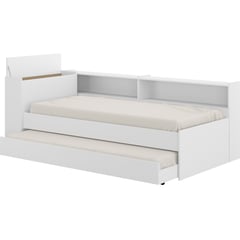 AKIVOY - Cama Tipo Nido Multimueble con Balda y Arco Color Blanco