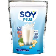 SOY PLUS - Leche De Soya Natural X 400G