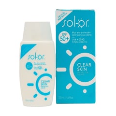 SOL OR - Protector Solar Sol-Or Clear Skin Fps50 X 50Ml