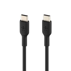 BELKIN - Cable USB a USBC 1m Negro, cable cargador tipo C