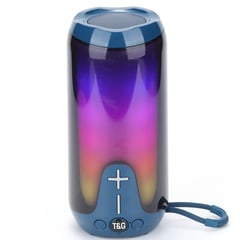 T&G - Parlante TG-651 Altavoz Bluetooth Inalámbrico Led Portátil